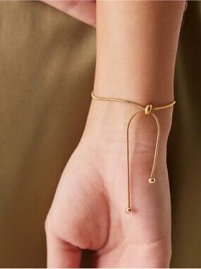 New! Gold Adjustable Stacking Bracelet (3040) NWOT